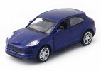1:36 Scale Kids Blue / Green Diecast Porsche Macan S SUV Toy