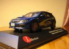 Blue 1:43 J-Collection Diecast Subaru Impreza WRX STI 2008