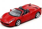 Blue / Red / White / Yellow 1:32 Diecast Ferrari 458 Italia Toy