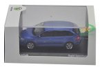 Blue / Red 1:43 Scale Diecast Skoda Rapid Spaceback Model