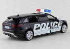 Kids 1:32 Police Black Diecast Land Rover Range Rover Velar Toy