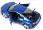 Blue / Gray 1:24 Scale Maisto Diecast Audi R8 V10 Plus Model