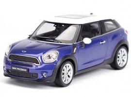 1:24 Welly Blue / Red / Brown Diecast Mini Cooper Paceman Model