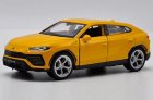 Yellow Kids 1:36 Scale Welly Diecast Lamborghini Urus SUV Toy