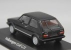 Black / Champagne 1:43 Minichamps Diecast VW Golf GTI Model