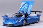 Blue 1:24 Scale Motormax Diecast Maserati MC 12 Corsa Model