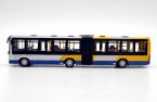 1:64 Scale NO.27 Diecast Jinghua Beijing Articulated Bus Model