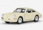 Kids 1:36 Scale Welly Yellow Diecast Porsche 911 Toy