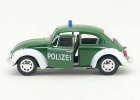 1:36 Scale Green Kids Welly Police Diecast VW Beetle Toy