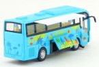 Blue Kids Summer Holiday Diecast Motor Homes Toy