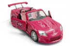 Pink 1:32 Scale JADA Diecast Honda S2000 Car Toy