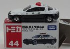 1:59 White-Black TOMY NO.44 Diecast Mazda RX-8 Patrol Car Toy