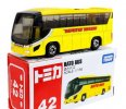 1:156 Mini Scale Yellow TOMY NO. 42 Die-cast Hato Coach Bus Toy