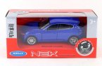 Blue 1:36 Scale Welly Kids Diecast Maserati Levante SUV Toy