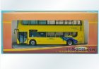 1:76 Scale Diecast Yellow / Green Double Decker Bus Toy Model