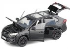 Black / White / Blue 1:32 Scale Diecast 2020 Toyota RAV4 Toy