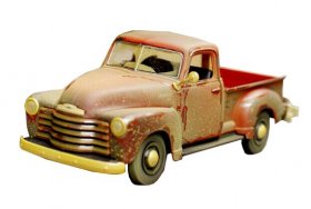 Wine Red 1:24 MaiSto Muddy Painting 1950 Chevrolet 3100 Pickup