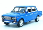 1:32 Scale Kids Black / White / Blue Diecast Lada Car Toy