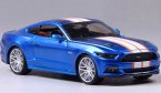 Blue 1:24 Scale Maisto Diecast 2015 Ford Mustang GT Model