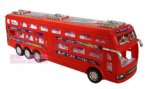 Kids Super Long Size Plastics Double-Decker Bus Toy