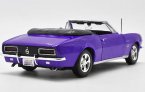 Purple Diecast 1967 Chevrolet Camaro SS 396 Convertible Model