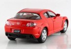 Kids 1:36 Black / Red / Silver / Yellow Diecast Mazda RX-8 Toy