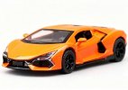 1:43 Scale Orange / Yellow Kids Diecast Lamborghini Revuelto Toy