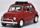 Yellow / Red / Blue 1:24 Scale Bburago Diecast Fiat 500F Model