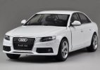 Black / White / Gray 1:24 Scale Welly Diecast Audi A4 Model