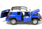 Blue / Yellow / Black 1:32 Scale Diecast Toyota FJ Cruiser Toy