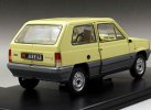 1:24 Scale Yellow Whitebox Diecast 1980 Fiat Panda 30 Model