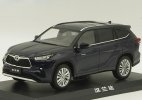 White /Black /Deep Blue /Silver Diecast Toyota Highlander Model