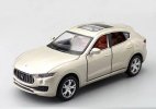 Gray / Blue / Champagne Kids 1:32 Diecast Maserati Levante Toy