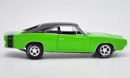 1:18 Scale Green MaiSto Diecast 1969 Dodge Charger R/T Model