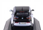 Orange / Silver 1:43 Scale Diecast BMW I3 Model