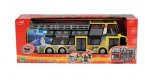 Large Scale Yellow / Red Plastics Cabrio Double-decker Tour Bus