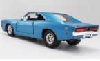 Blue / White 1:25 Scale Maisto Diecast 1969 Dodge Charger R/T