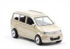 1:58 Scale Silver / Champagne Diecast Wuling Sunshine Van Model