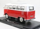 1:18 Scale 1963 Red/ Blue/ Gray Welly VW T1 Microbus Model