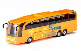 Orange SIKU 3738 Diecast Mercedes Benz Travego Coach Bus Toy