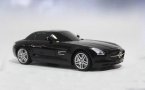 Red / Black Kid 1:24 Full Function R/C Mercedes-Benz SLS AMG Toy