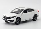 Blue / White / Red 1:32 Kids Diecast 2019 Honda Civic Car Toy