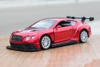 Blue / Red 1:43 Scale Kids Diecast Bentley Continental GT3 Toy