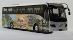 1:42 Scale China Tourism YunNan Die-Cast Volvo 9300 Bus Model