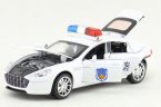 White 1:32 Scale Kids Police Diecast Aston Martin DB9 Toy