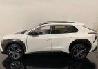 Gray / White 1:18 Scale Diecast 2022 Toyota bZ4X SUV Model