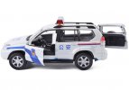 White Kids 1:32 Scale Police Toyota LAND CRUISER PRADO Toy