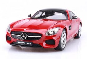 Blue / Red MaiSto 1:18 Diecast Mercedes Benz AMG GT Model