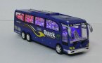 Red / Blue Kids Large Scale Plastics Electric Tour Bus Toy