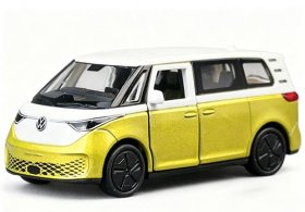 Yellow 1:36 Scale Kids Welly Diecast VW ID.Buzz Van Toy